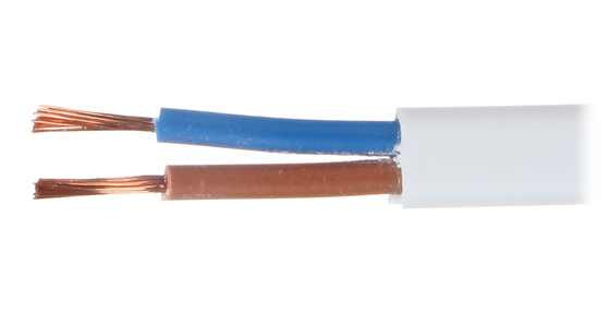 6mm2 Twin 2 Core Flat Wire สายไฟฟ้าวัสดุทองแดงทนไฟ