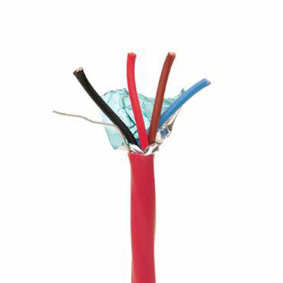 สายเคเบิล PE Moistureproof สำหรับสัญญาณเตือนภัยควันไฟสัญญาณเตือนไฟไหม้ที่ทนด่าง Red Wire