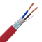 Antiwear Red Cable สำหรับ Fire Alarm System 1mm2 PVC Copper Material