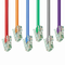 CAT5e Ethernet Network Patch Cable Unshielded Multicolor ทนทาน